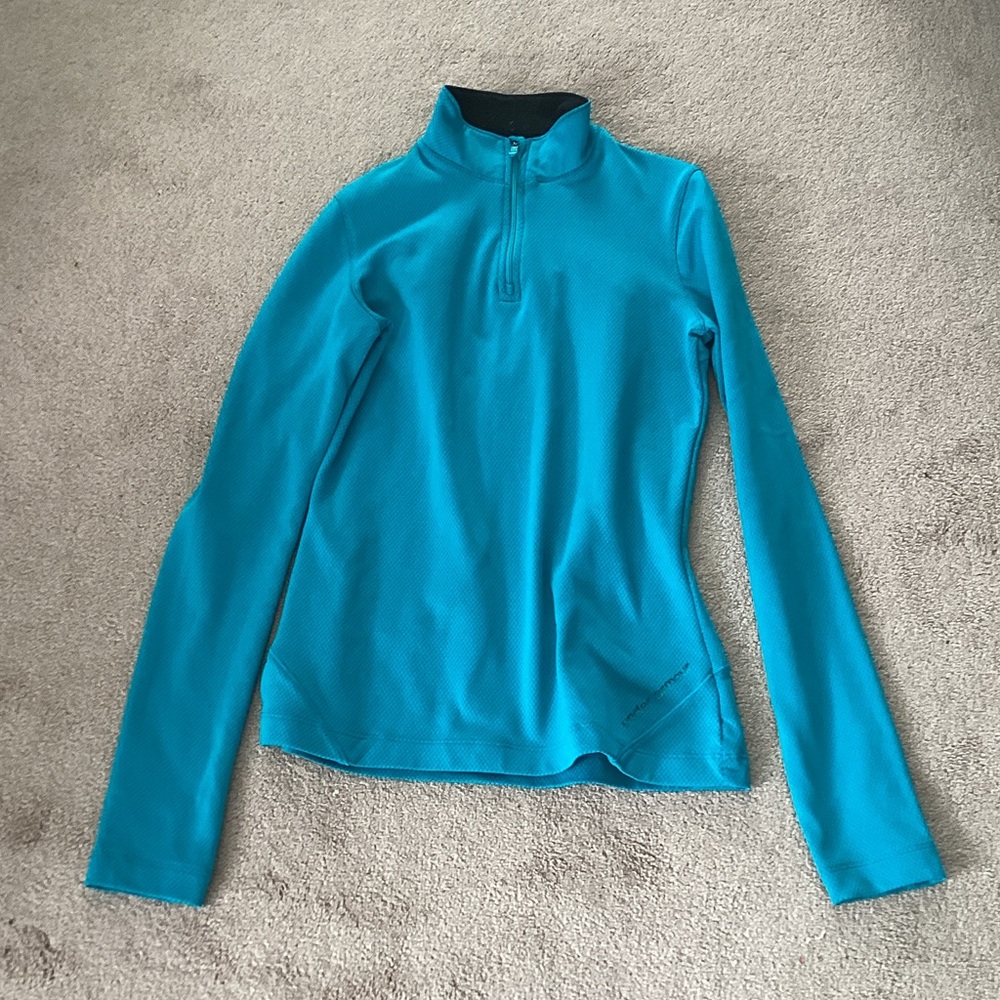 Under Armour Teal Quarter-Zip Pullover